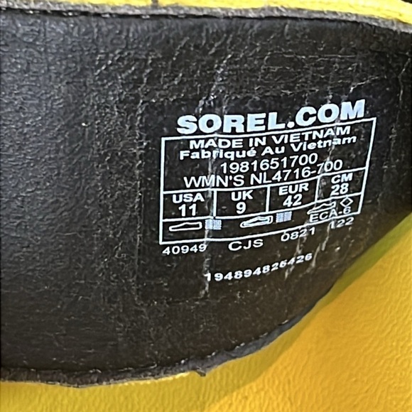 Sorel | Bolt & Black Roaming Sport Slip On Sandal Size 11 Outdoor - Picture 8 of 8